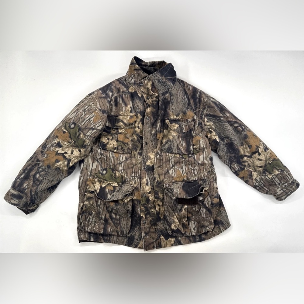 Ozark Trail Camo Jacket Mens 2XL Removable Zip Liner Hunting  Thick Break Up Y2K